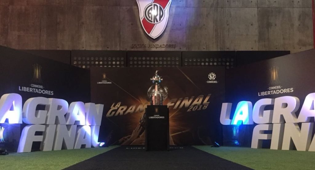 La Copa Libertadores está exhibida en el Museo de River (Twitter CONMEBOL)