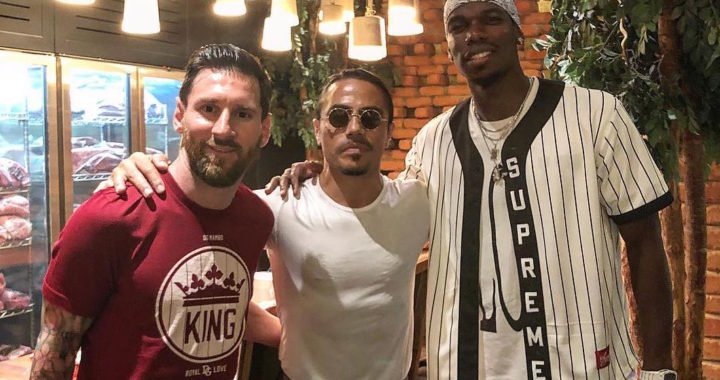 Lionel Messi estuvo de visita en el restaurant de Salt Bae en Dubai