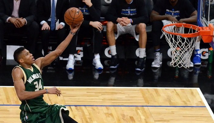 Antetokounmpo es de los máximos anotadores de la NBA (Flickr)