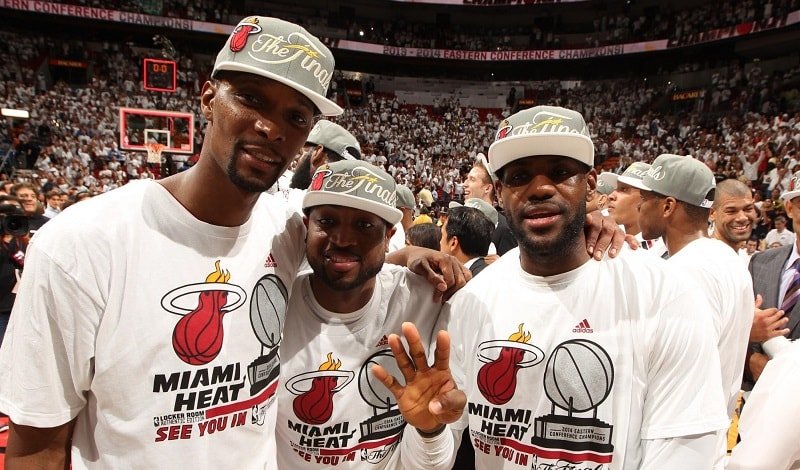 Wade, James y Bosh marcaron una época en Miami (NBA.com)