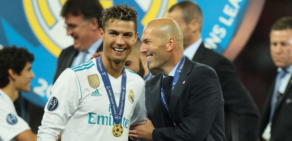 Cristiano Ronaldo y Zinedine Zidane