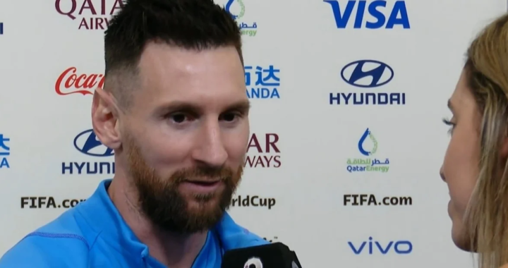 VIDEO: Messi recibe una gran reflexión por parte de una periodista argentina
