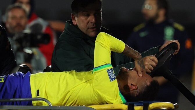 ¡Malas noticias para Brasil! Al Hilal confirma que Neymar se rompió los ligamentos