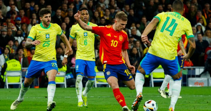 VIDEO: Dani Olmo marcó un espectacular golazo en el amistoso España-Brasil