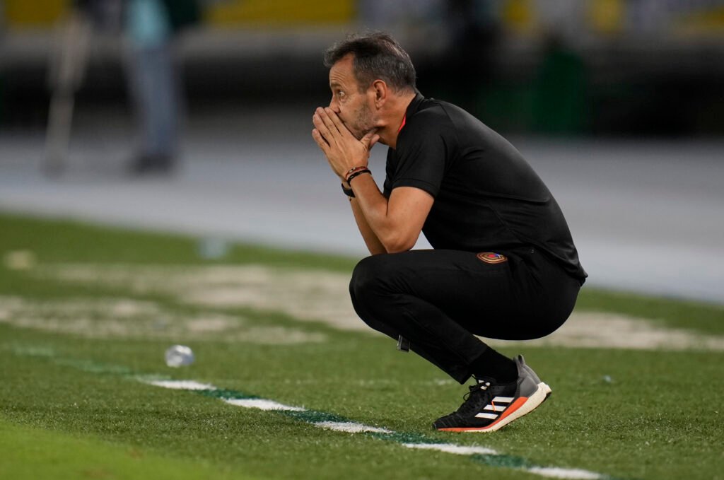 Fernando "Bocha" Batista durante un encuentro de la Vinotinto en la pasada Copa América 2024.